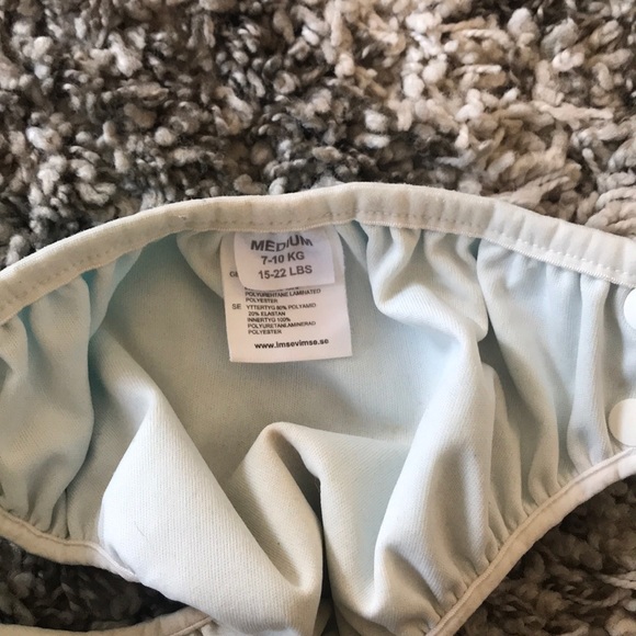 🔹5 for $25🔹ImseVimse Blue Fish Diaper 15-22lbs - Picture 3 of 3